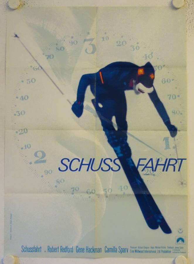 Schussfahrt originales deutsches Filmplakat